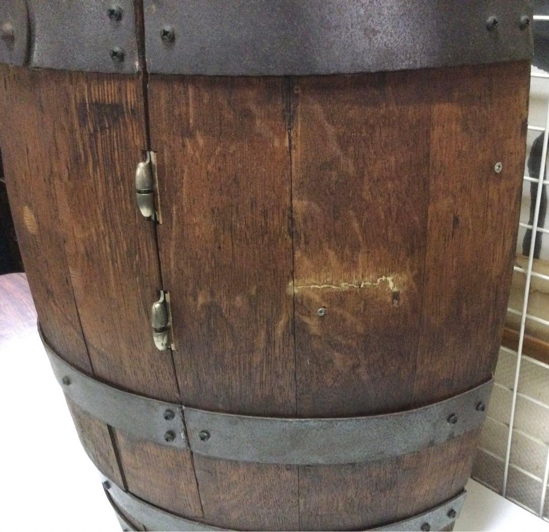 ウイスキー樽【キャビネットラック】　「USED」送料込み