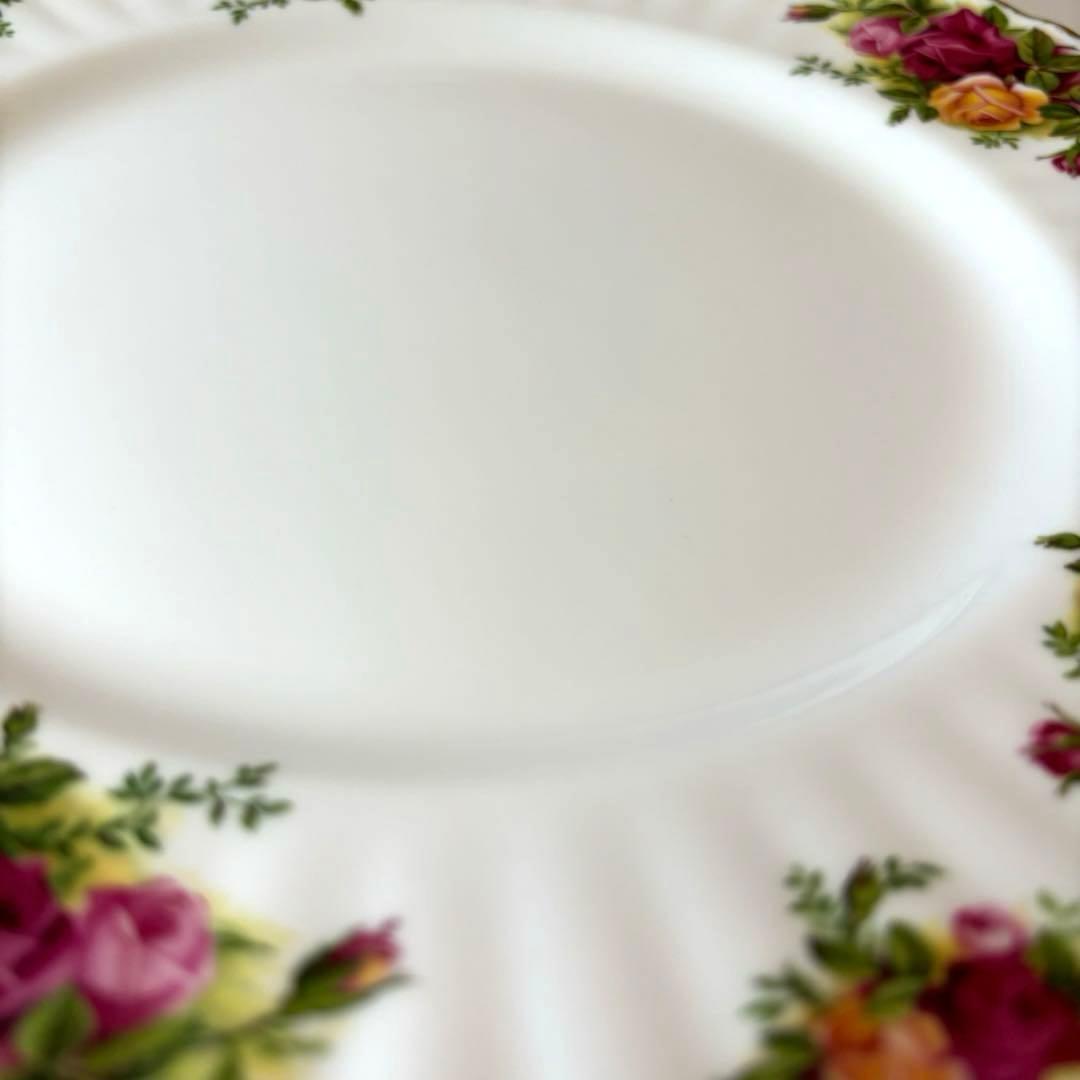 【未使用】　ロイヤルアルバート オールドカントリーローズ　大皿×4 中皿×4