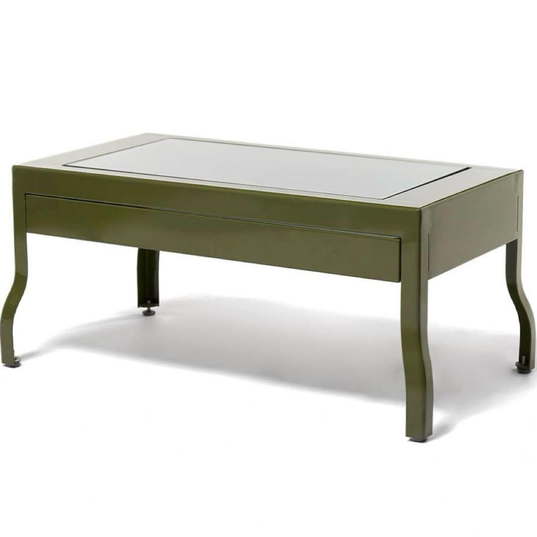 ダルトン　ローテーブル　オリーブ90