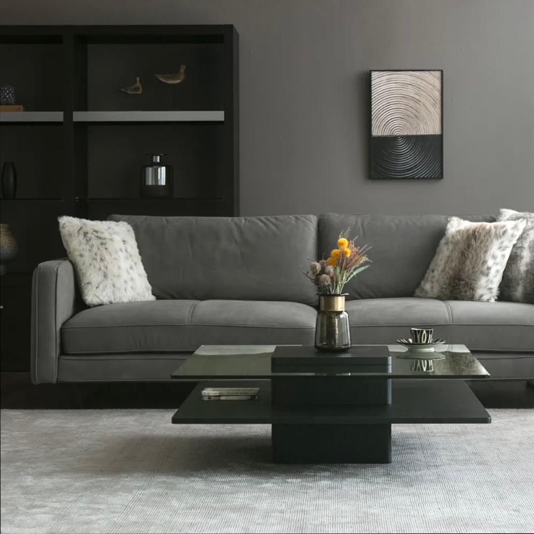 Corte ガラスセンターテーブル