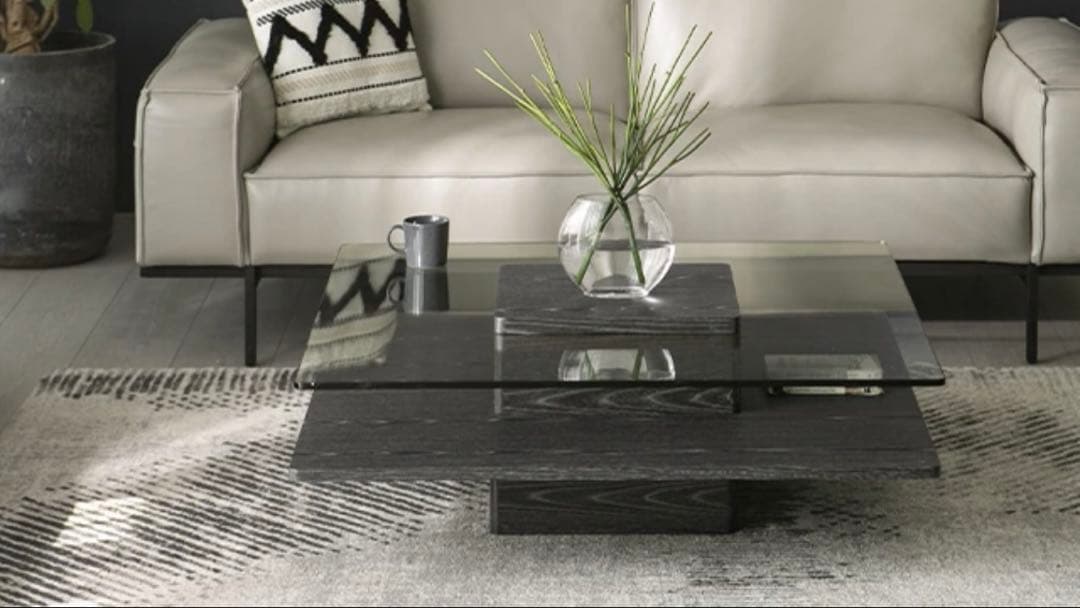 Corte ガラスセンターテーブル