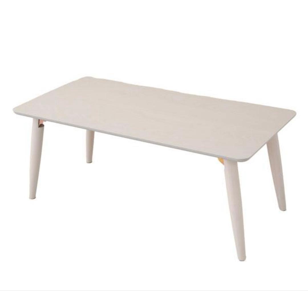 折りたたみ テーブル 幅105cm 木製 ローテーブル デスク 机 ダイニング