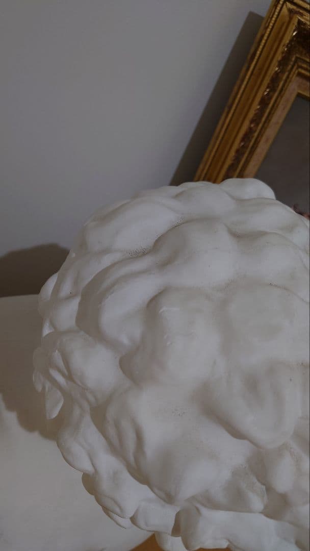 【中古品】石膏像　ヘルメス　胸像　中古品　デッサン用　スタジオ　オブジェ