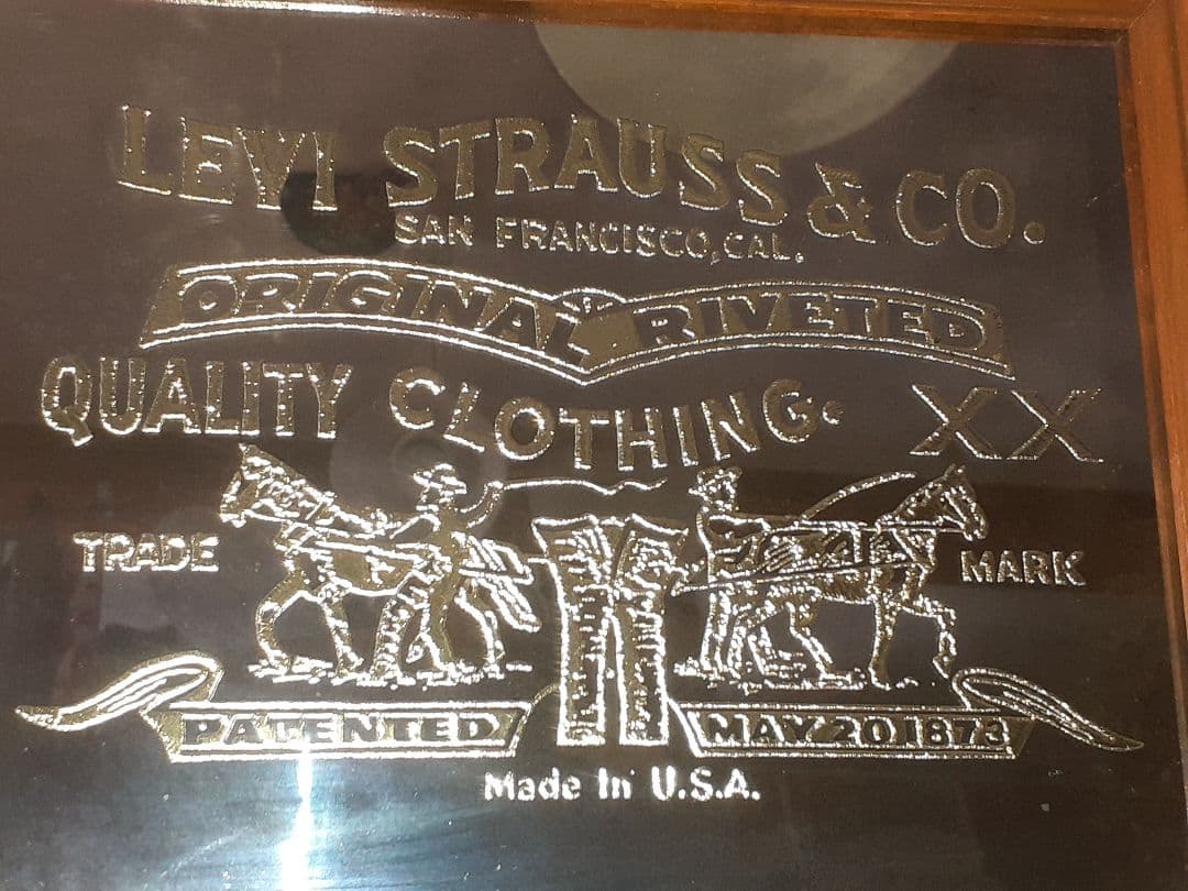 スペシャル 70's リーバイス パブミラー 当時物 オリジナル ヴィンテージ