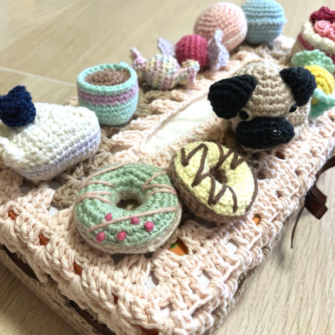 ハンドメイド☆ボックスティッシュカバー☆ティッシュケース