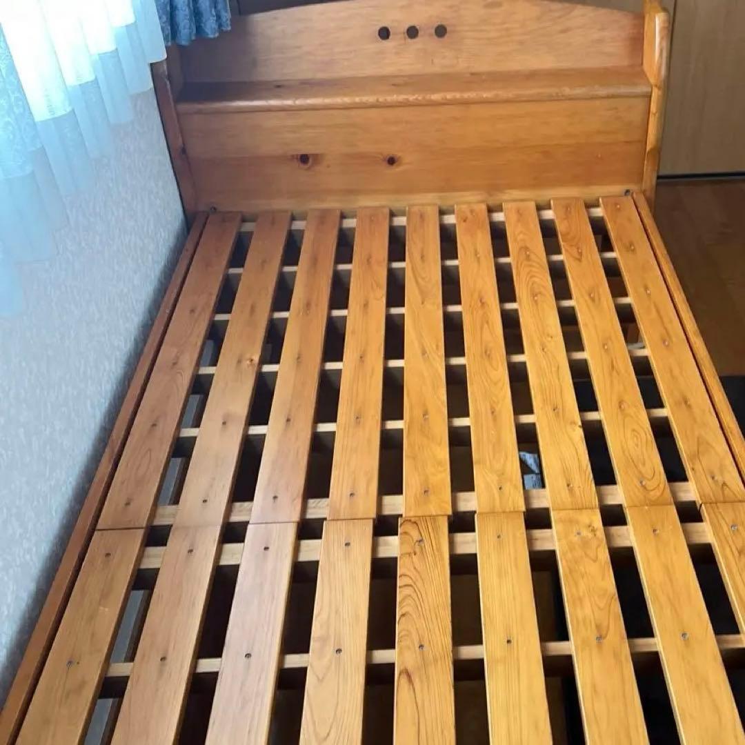 木製　シングルサイズ　すのこベッド