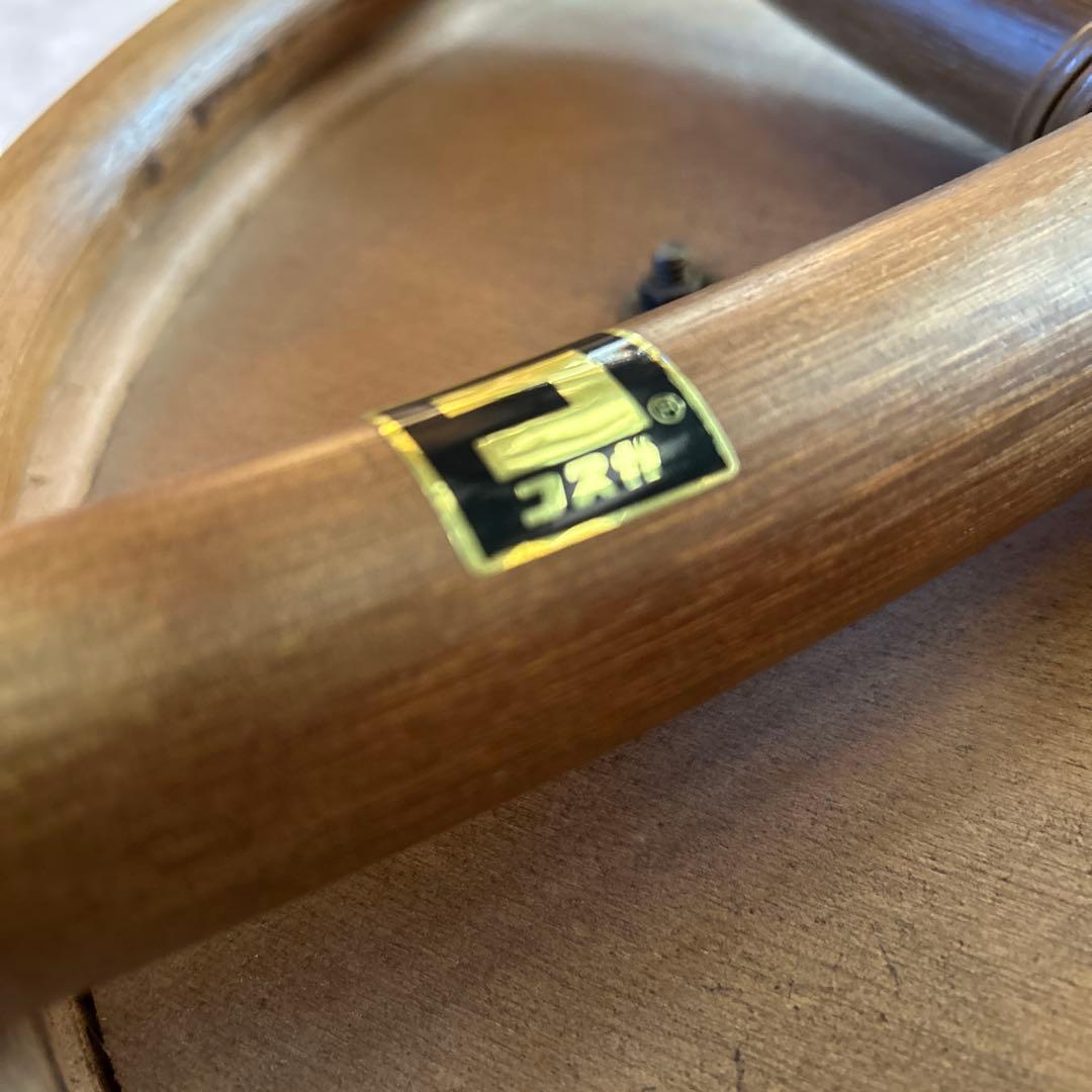 ラタンのテーブル ガラス天板 直径81cm ガラス直径73cm 高さ50cm