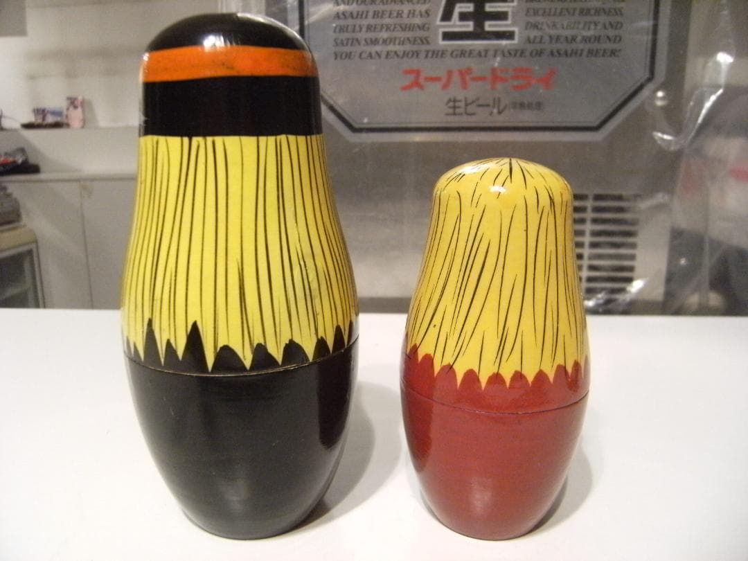 ロシア製品★ハンドメイド 置物 ハロウィン 魔法使い 魔女 マトリョーシカ 人形