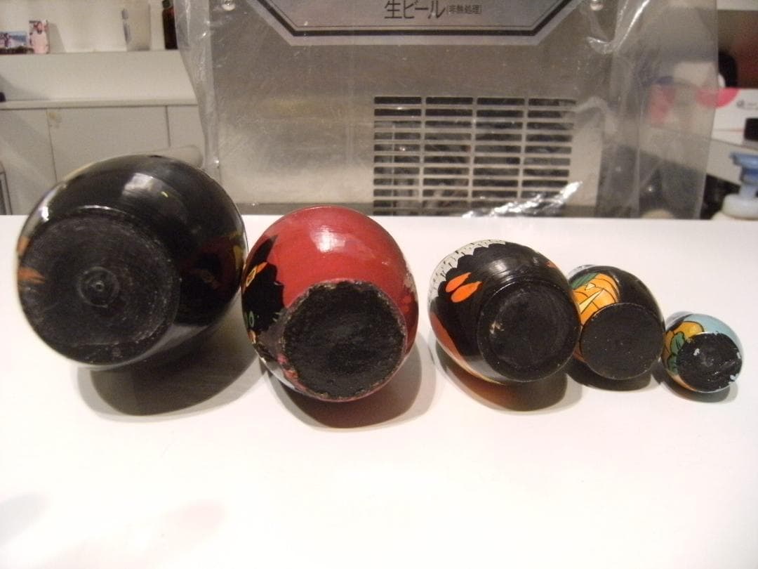 ロシア製品★ハンドメイド 置物 ハロウィン 魔法使い 魔女 マトリョーシカ 人形