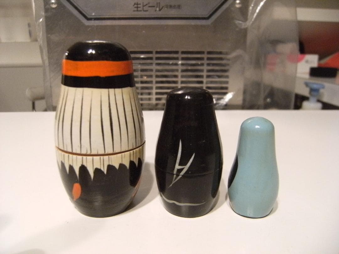 ロシア製品★ハンドメイド 置物 ハロウィン 魔法使い 魔女 マトリョーシカ 人形