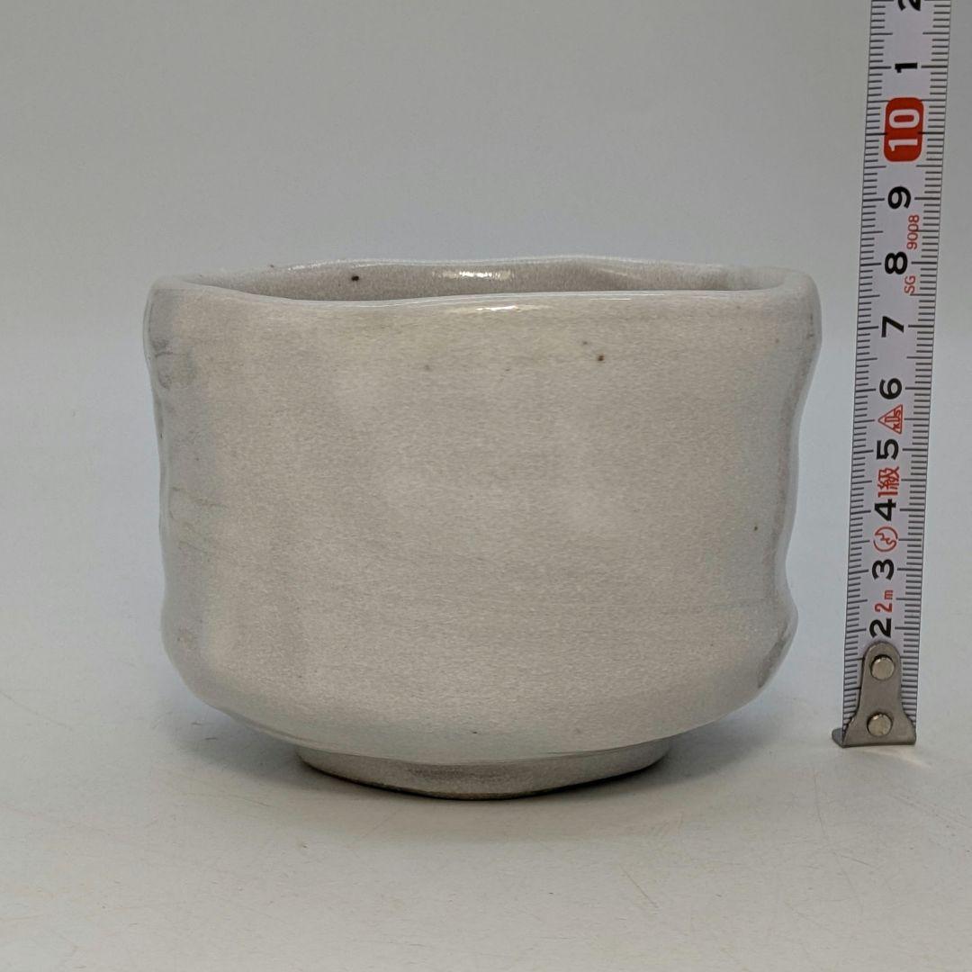 岡部峰夫 志野茶碗 共箱合布 志野焼 美濃焼 抹茶碗 抹茶茶碗 茶道具