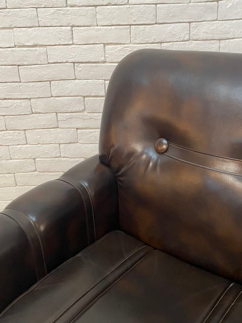 【東京都内23区配送無料】昭和レトロ　ふかふか　1人がけソファー　超美品