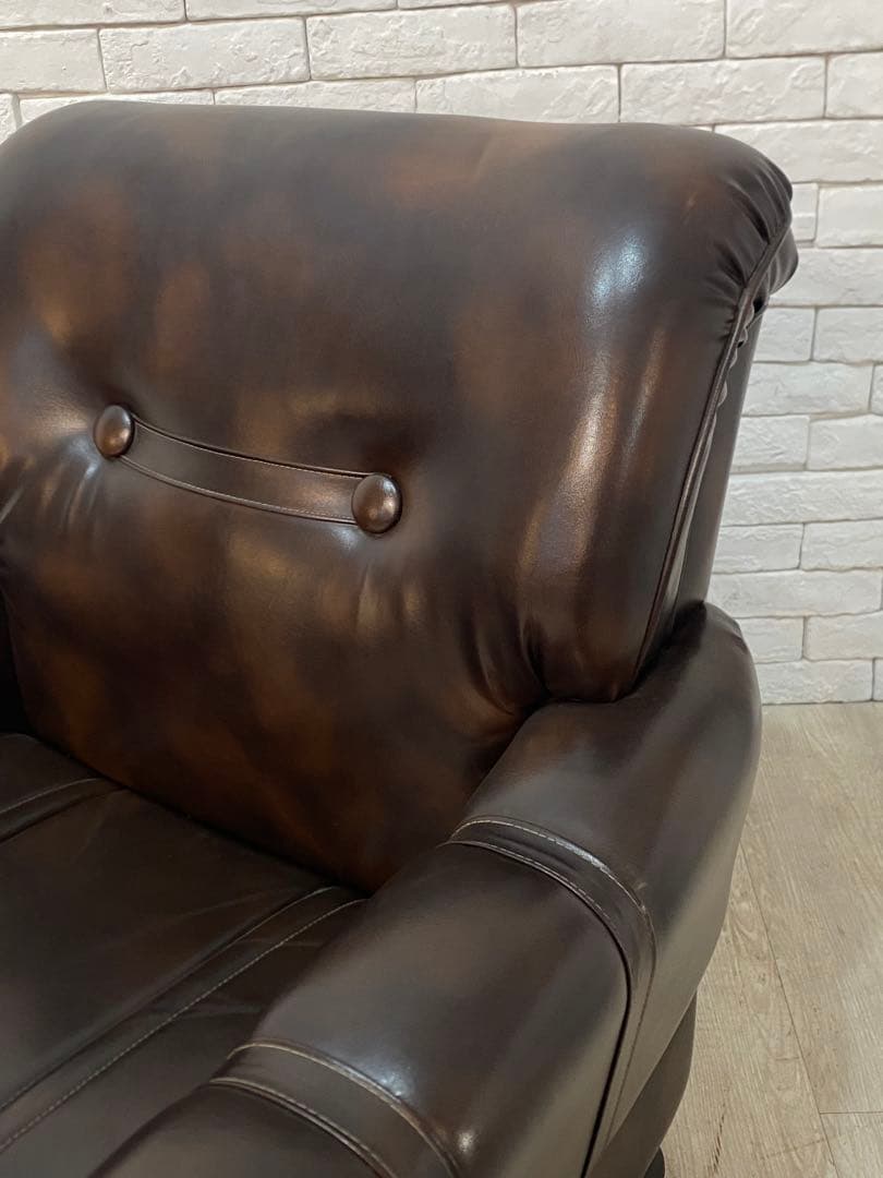 【東京都内23区配送無料】昭和レトロ　ふかふか　1人がけソファー　超美品