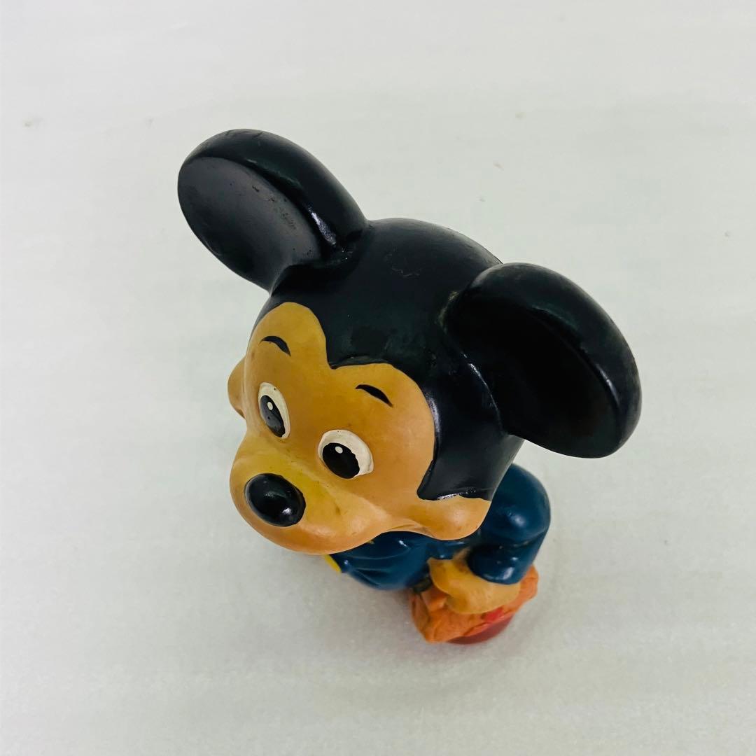 三菱銀行 ディズニー ミッキーマウス 貯金箱 ソフビフィギュア レア