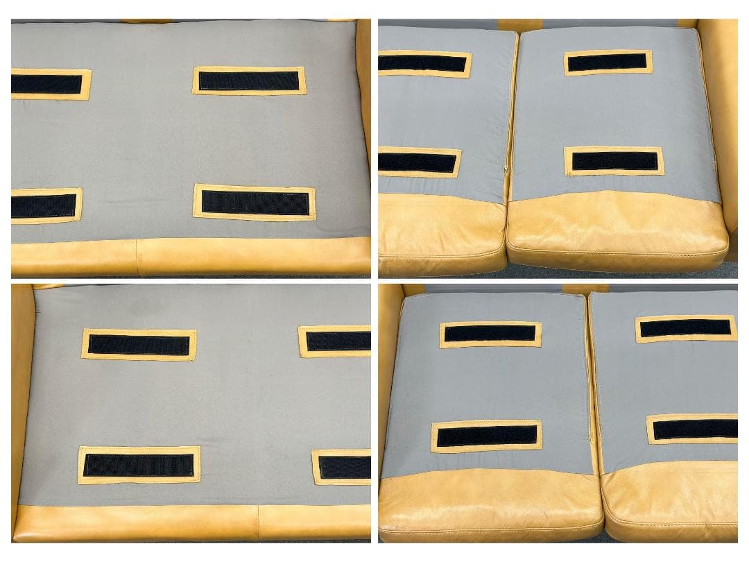 ■unico/ウニコ■MOLN/モルン　レザーソファ　3人掛け　ブラウン　本革