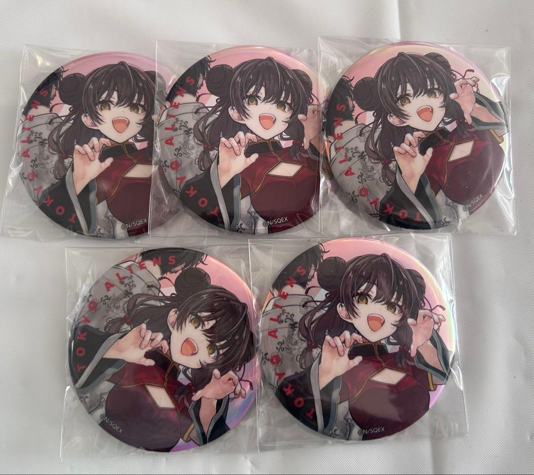 東京エイリアンズ 明明 オーロラ缶バッジ - メルカリ