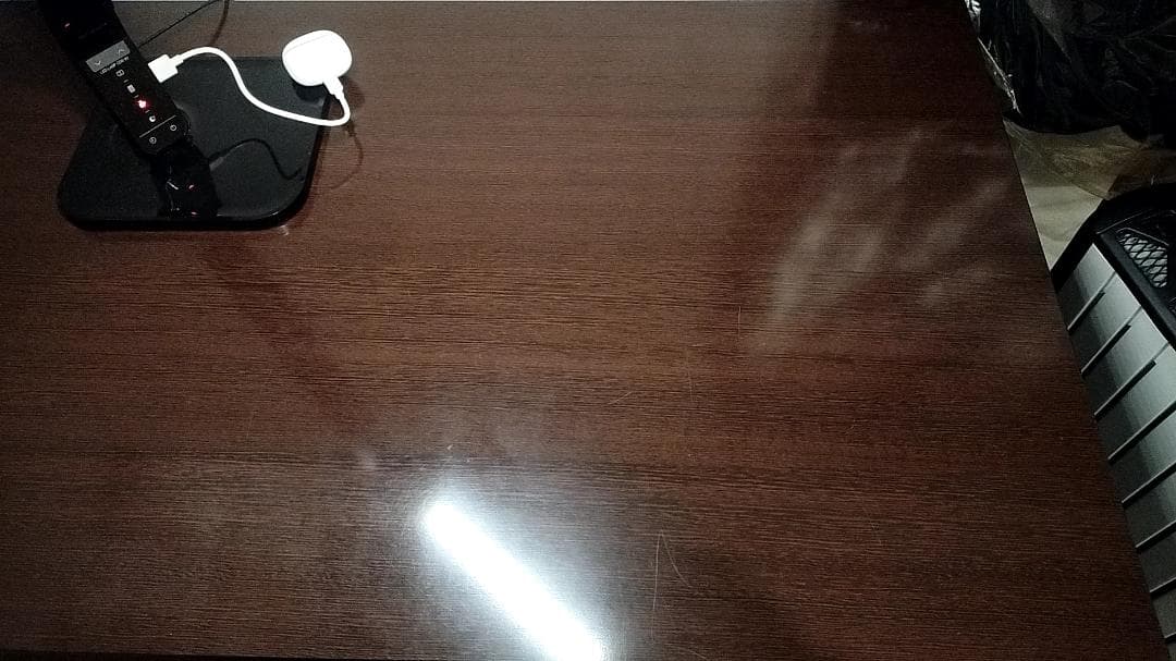 学習・パソコン用モダンデスク 引出し付き木製木目調机