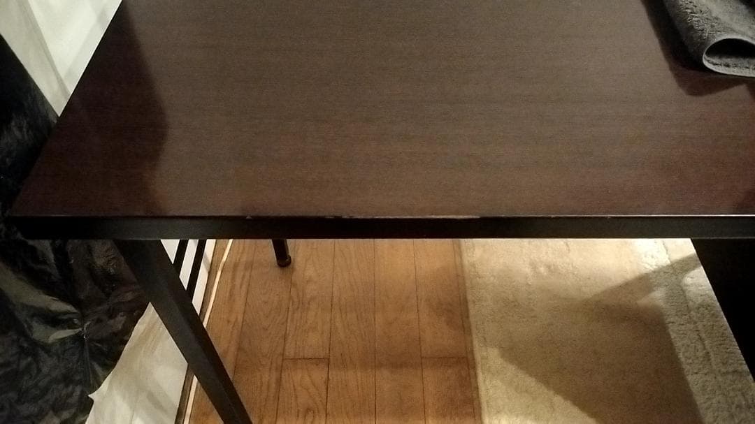 学習・パソコン用モダンデスク 引出し付き木製木目調机