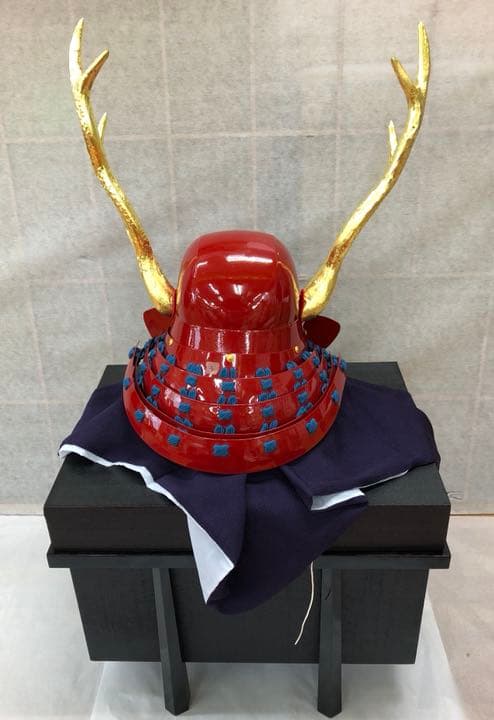 世界で一つ　本物志向 着用真田幸村兜samurai helmet 大人着用兜