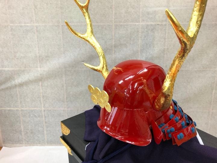 世界で一つ　本物志向 着用真田幸村兜samurai helmet 大人着用兜
