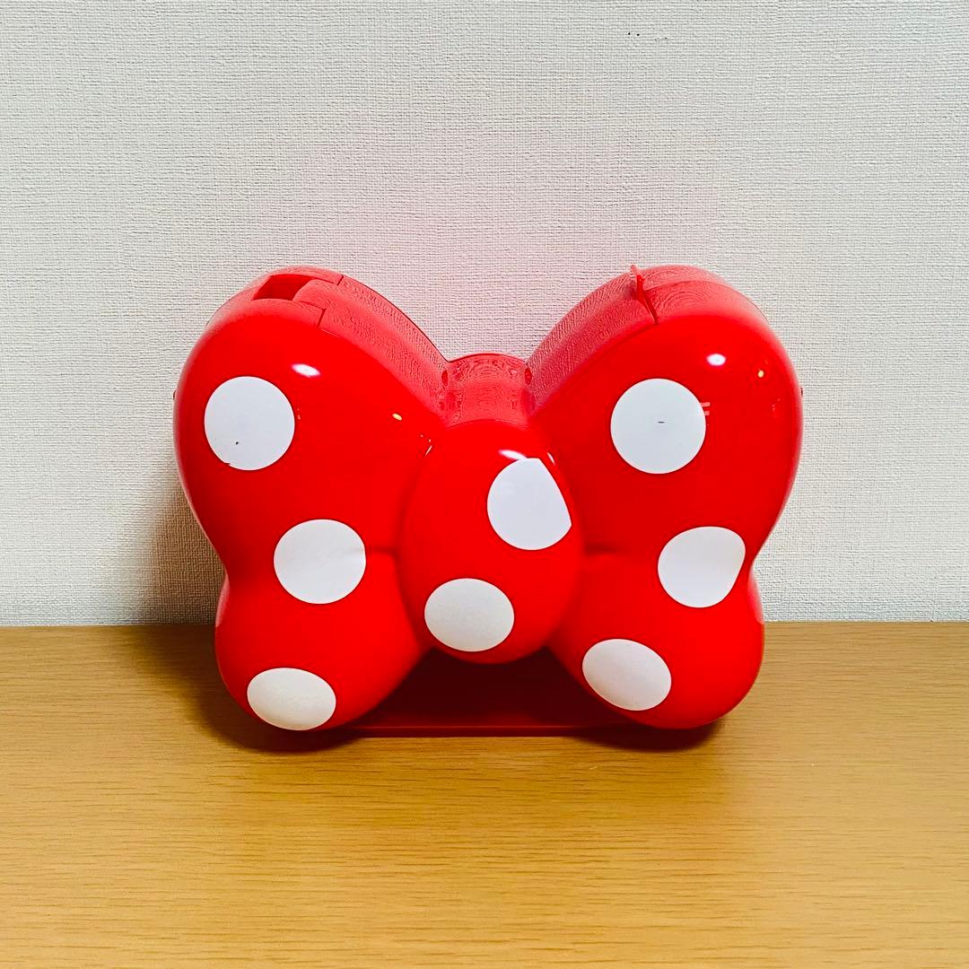 ディズニー ポップコーンバケット ポップコーンケース ミニー リボン