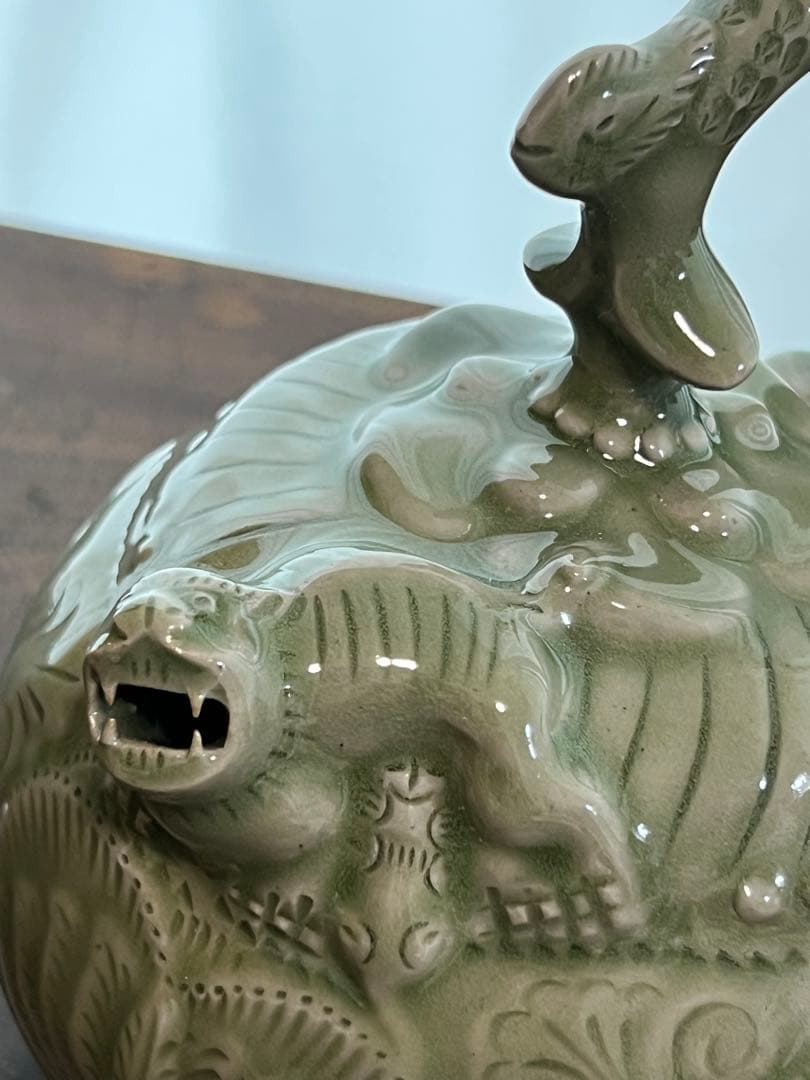 中国耀州窯青磁のレプリカ - メルカリ