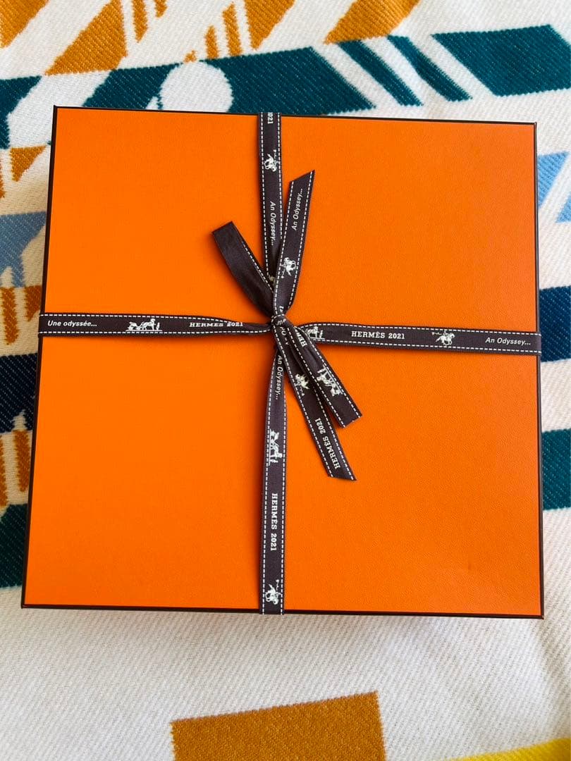 エルメス HERMES スーププレート 〈モザイク24〉プラチナ 2枚新品未使用