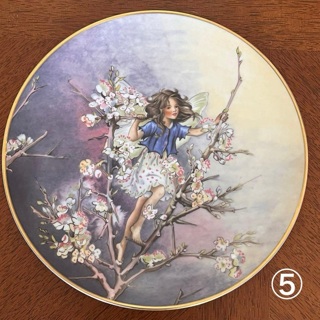 【レア美品】ビレロイ＆ボッホ★フェアリー★シシリー・メアリー　飾り皿　5枚