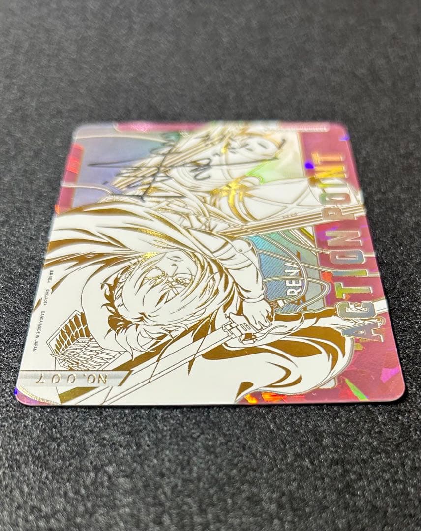 ユニオンアリーナ 進撃の巨人 ハンジ ゾエ AP 朴璐美直筆サイン入り