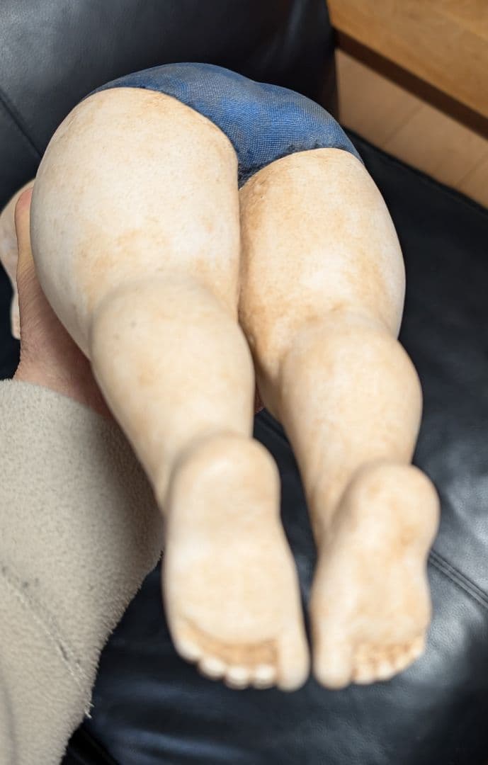 創作作家人形高橋操スクール水着、水泳