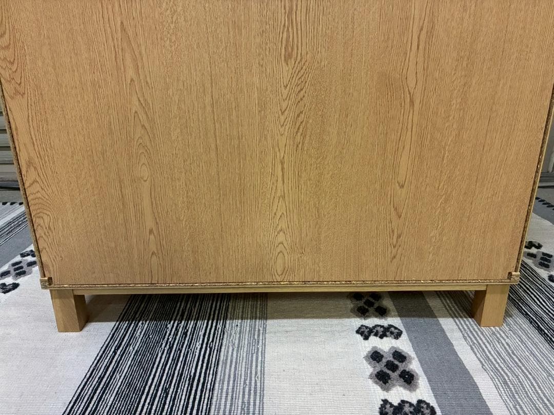 無印良品 オーク材薄型ラック・ワイド小・奥行22cm 廃盤品