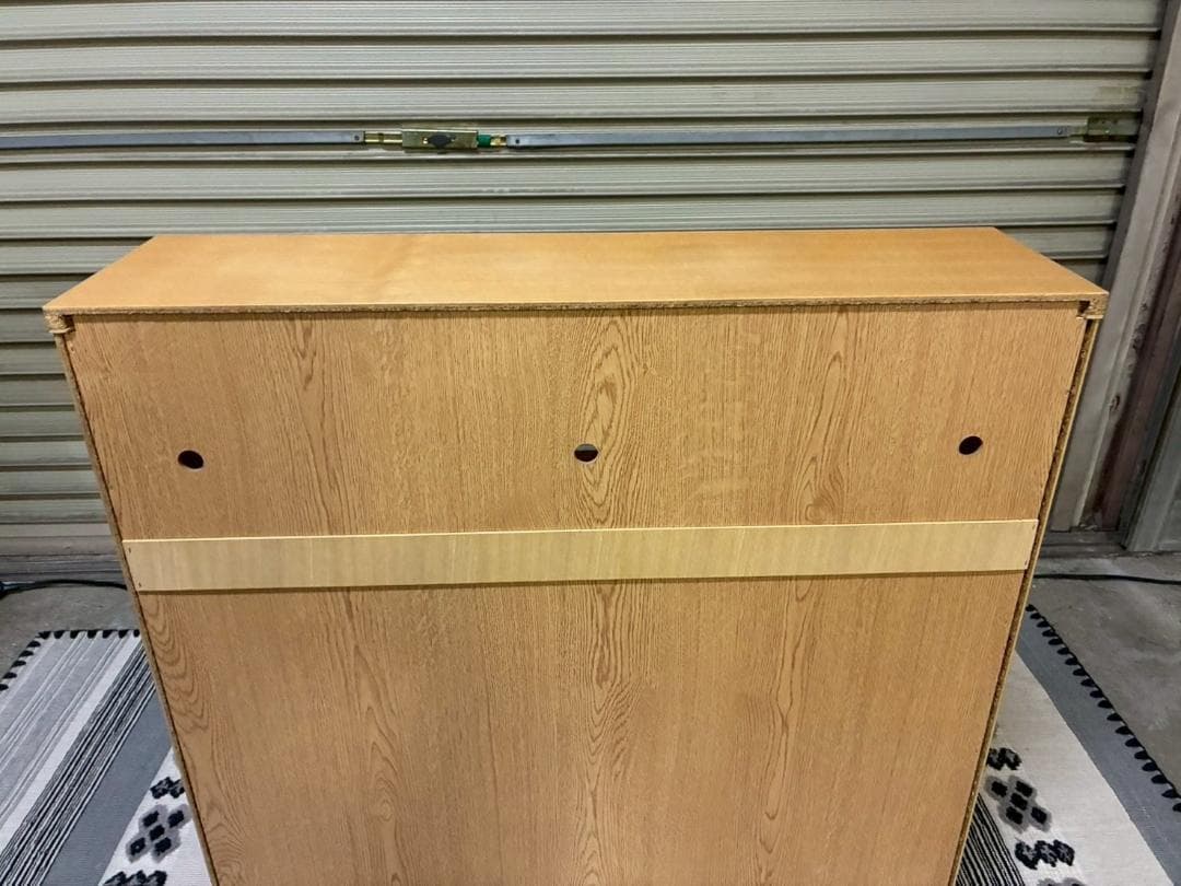 無印良品 オーク材薄型ラック・ワイド小・奥行22cm 廃盤品