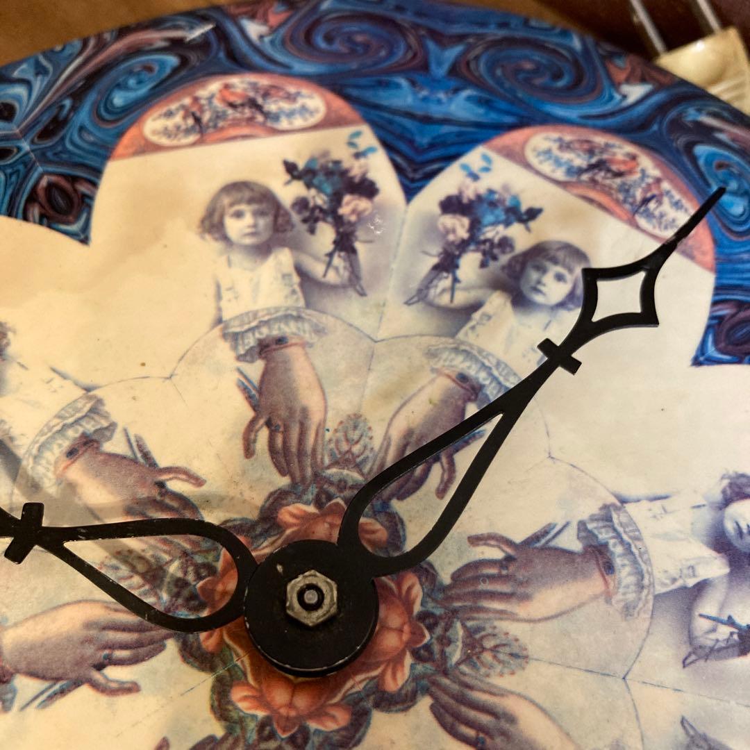 US仕入れ　ビンテージ　ピーターマックス　掛け時計　クロック　Peter Max