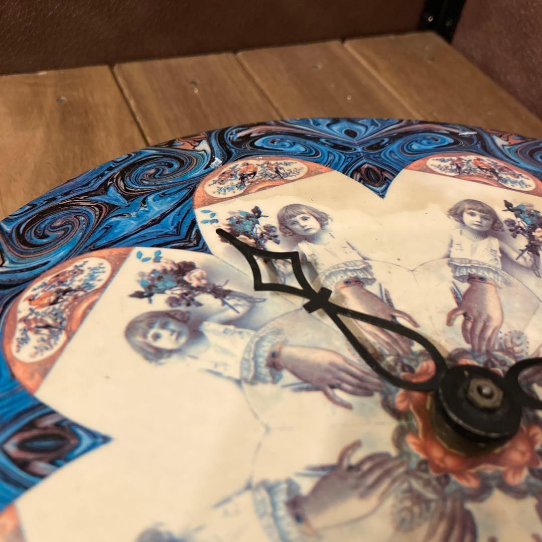 US仕入れ　ビンテージ　ピーターマックス　掛け時計　クロック　Peter Max