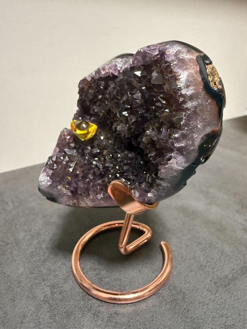 【希少・共生】アメジスト クラスター（カコクセナイト共生）