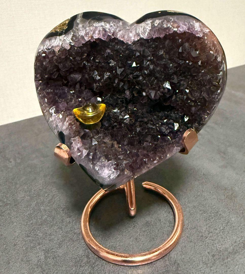 【希少・共生】アメジスト クラスター（カコクセナイト共生）