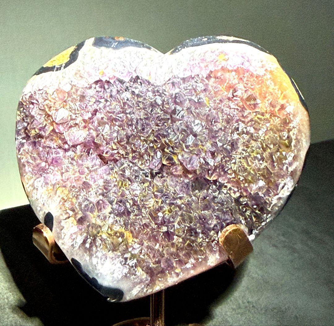 【希少・共生】アメジスト クラスター（カコクセナイト共生）