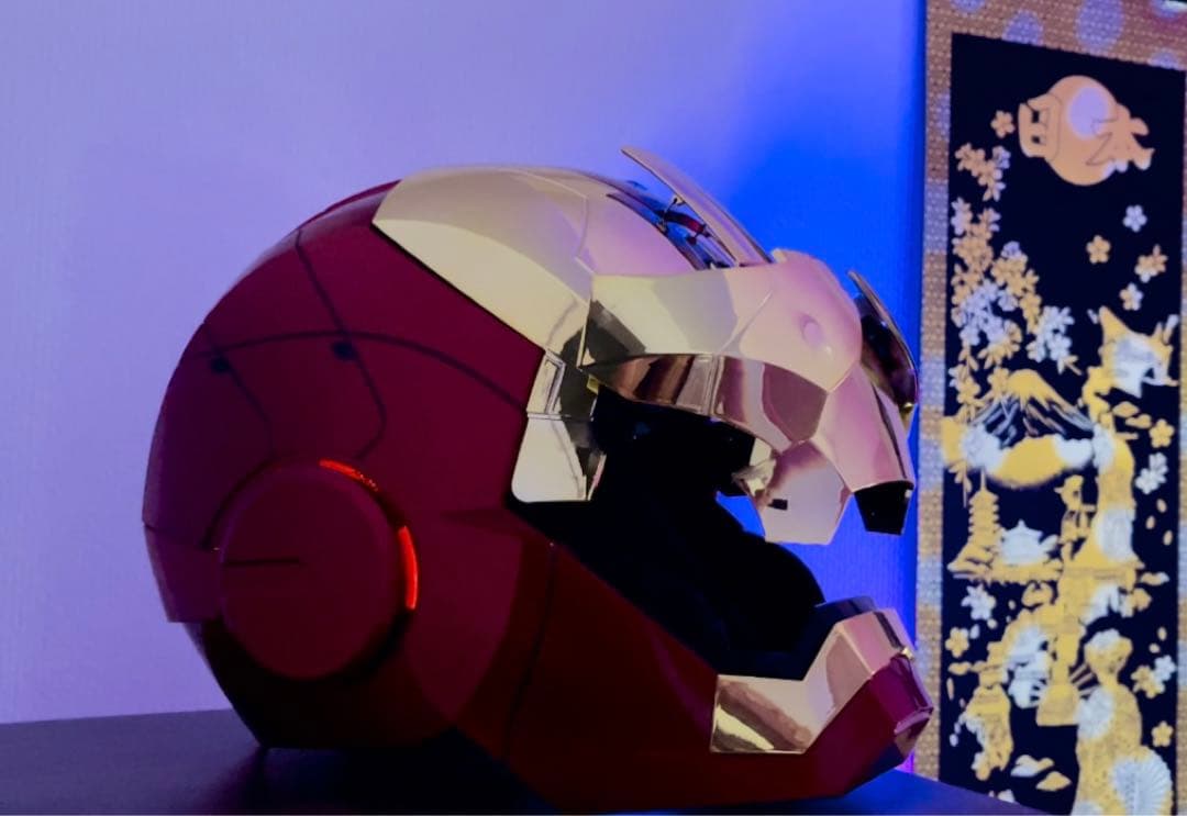 アイアンマンヘルメット LEDライト付き