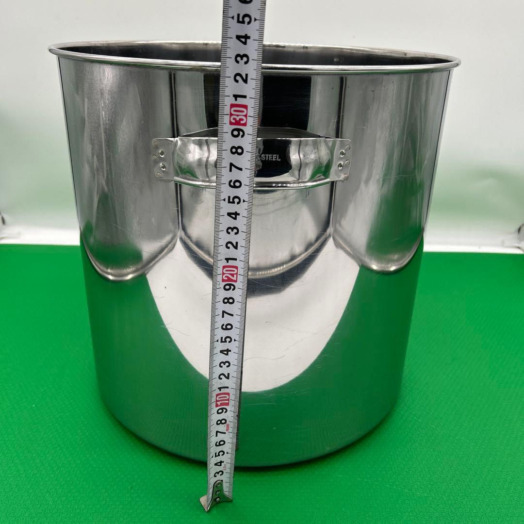 寸胴鍋 キッチンポット　ステンレススチール　33cm 23㎝　業務用