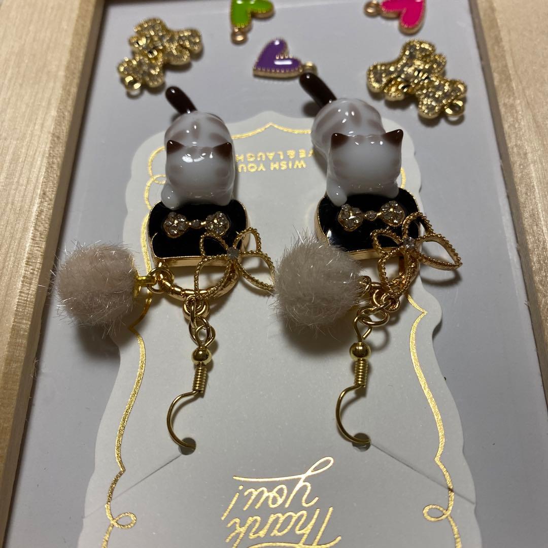 ★バッグとシマ猫ちゃんピアス②★