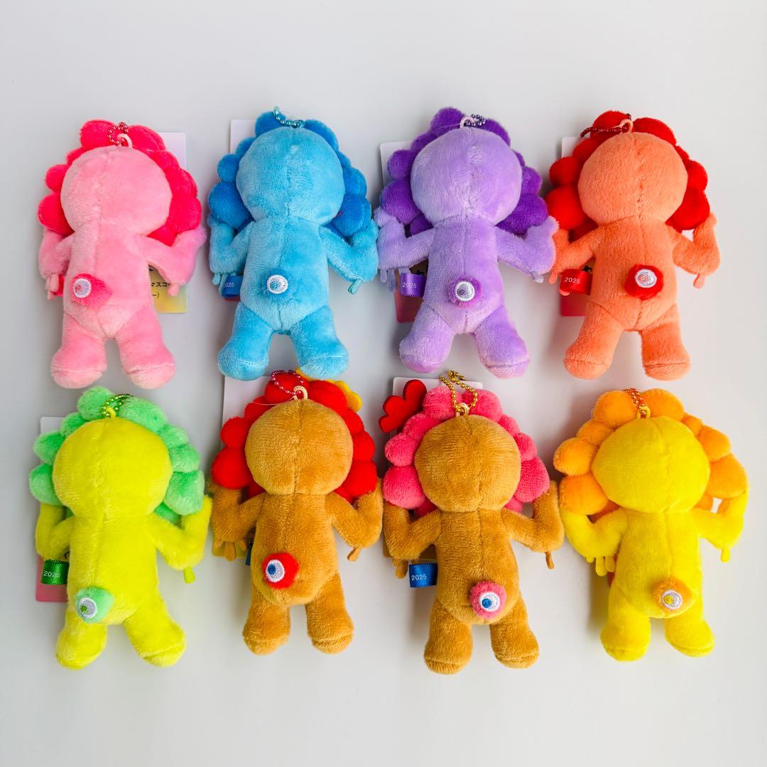 ミャクミャク 推しカラー ボールチェーンマスコット コンプリート 8点