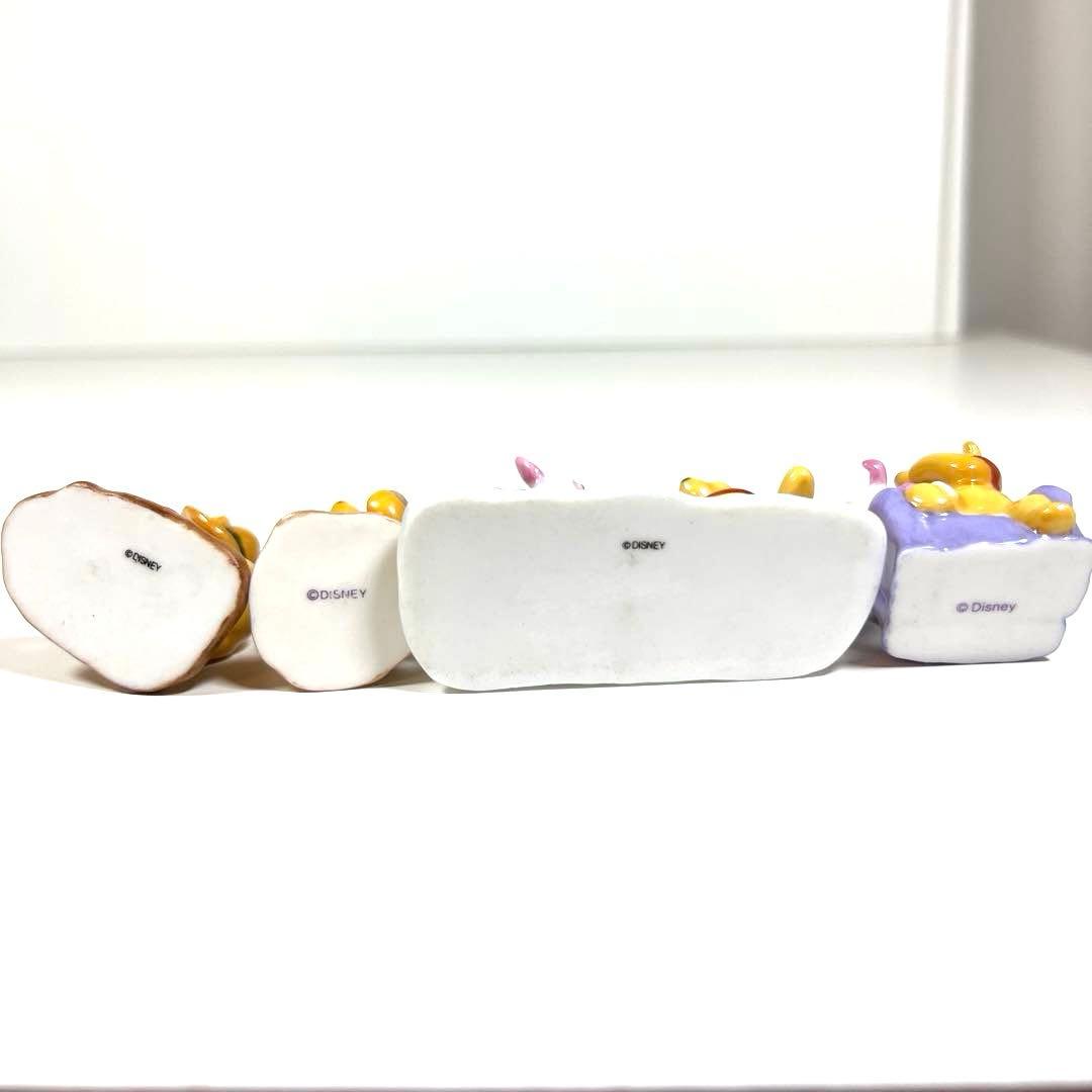 千趣会　ベルメゾン　くまのプーさん 陶器製 置物 ミニチュア フィギュア