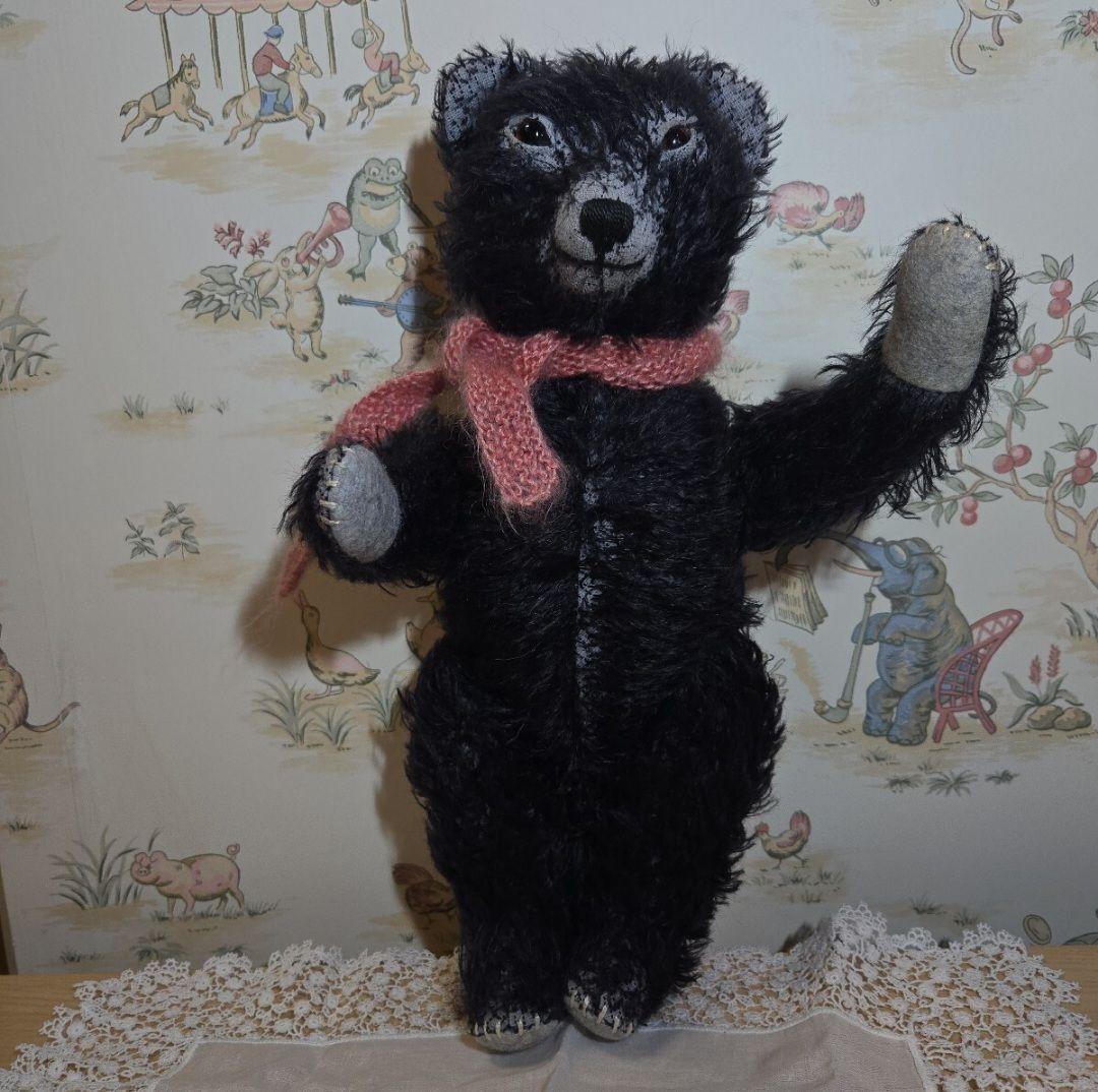 コ*ス様 もう手に入りません！ やさしいお顔の大国早苗さん作品！ モヘアのブラッ