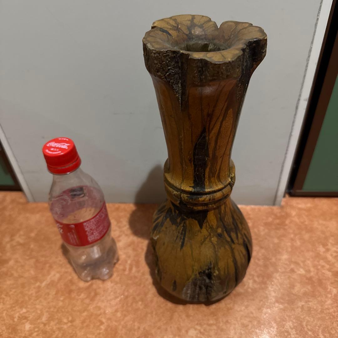 菊花木無垢 花瓶