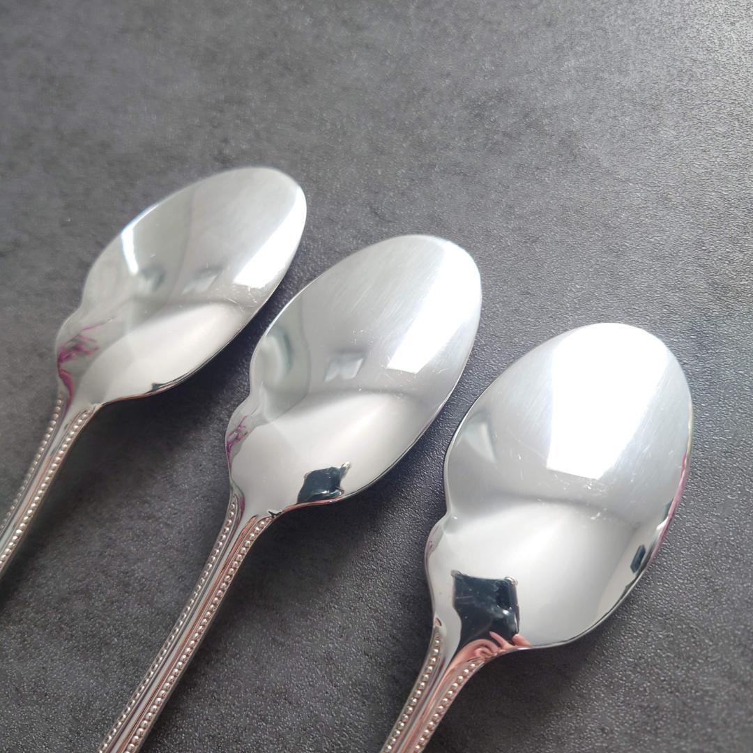 極希少 美品 クリストフル パール ソーススプーン 3点
