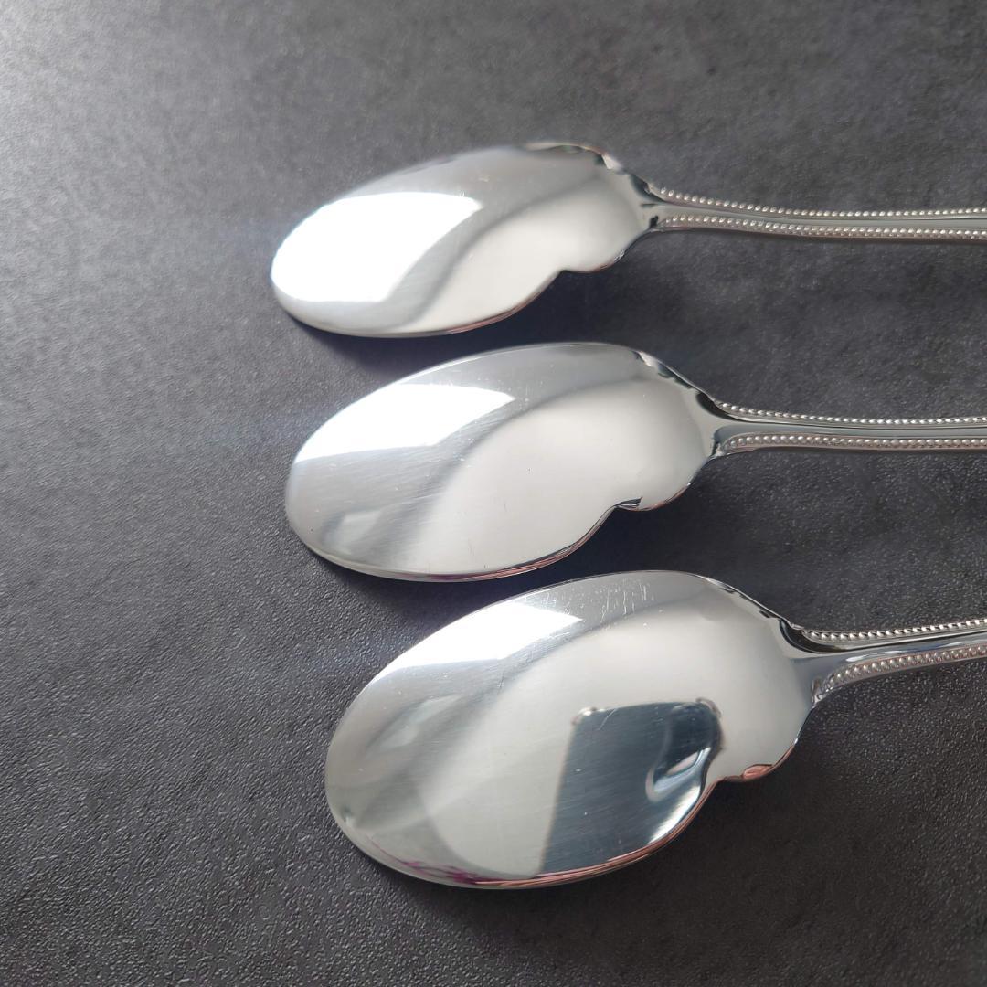 極希少 美品 クリストフル パール ソーススプーン 3点