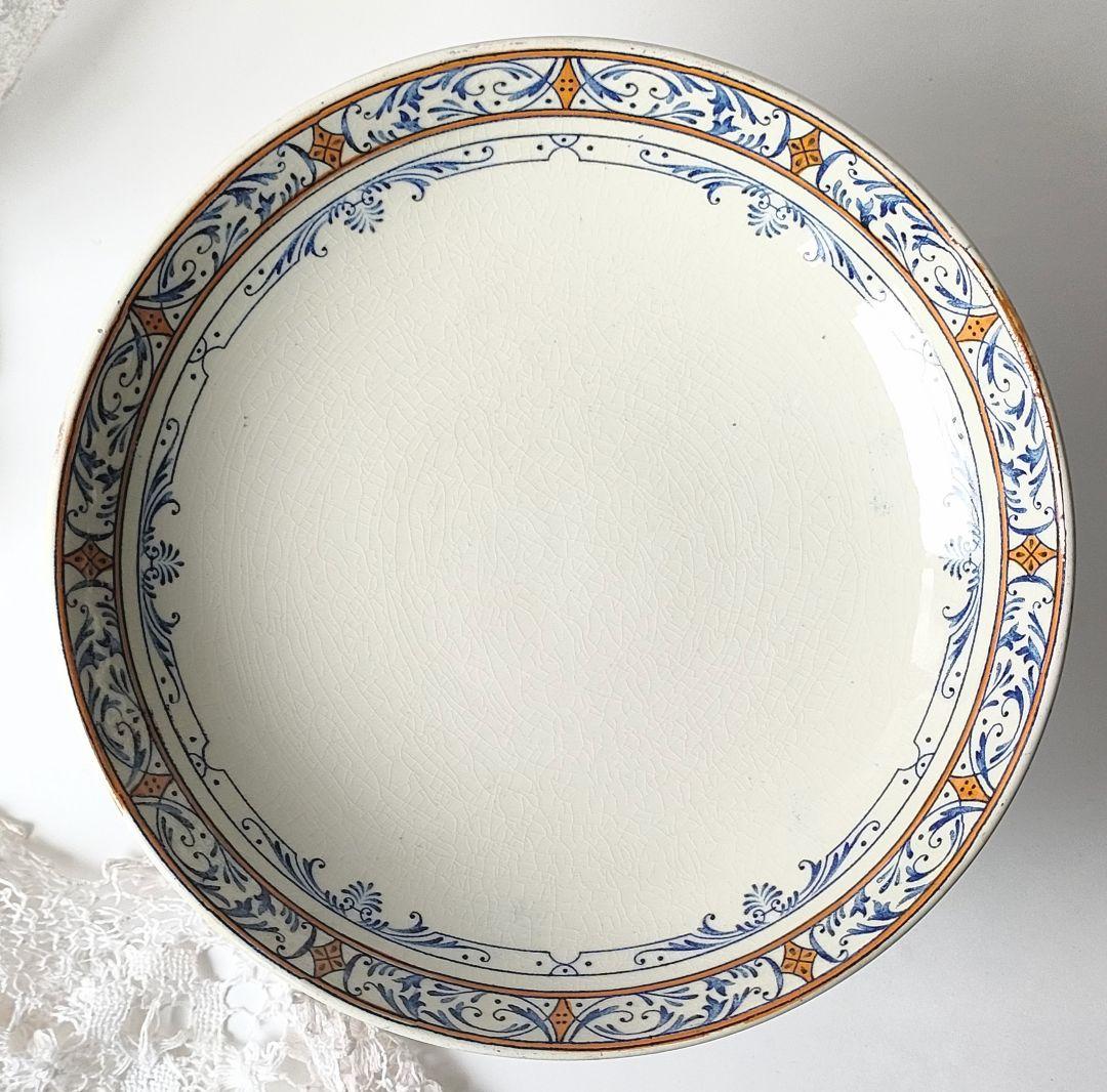 希少　美品　クレイユモントロー　コンポティエ　フランスアンティーク