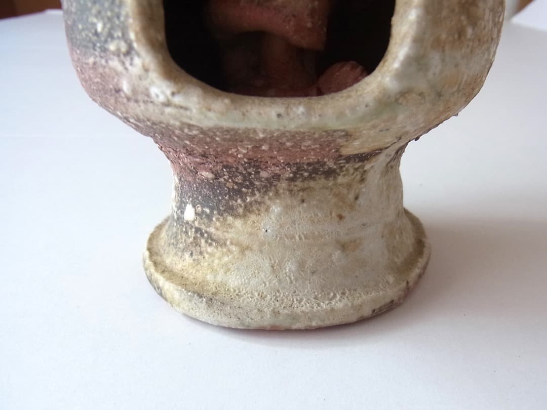 森岡成好『焼き締め・宝珠』／古民藝 李朝 骨董 パナリ やちむん 安南