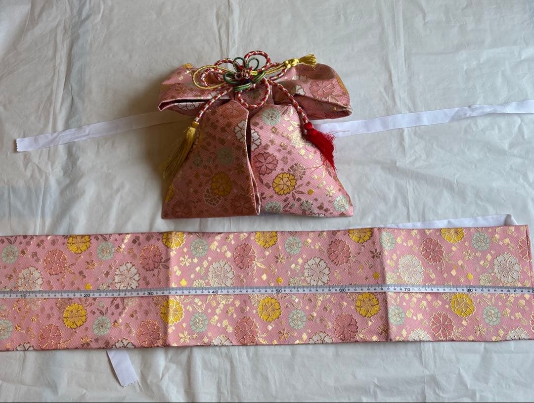 七五三御祝帯 作り帯