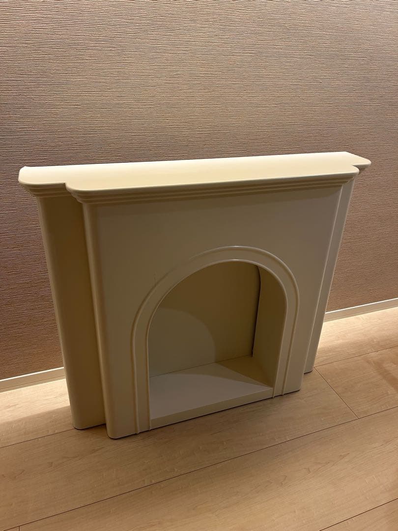 フレンチアーチマントルピース　収納 完成品 ラック オープンラック